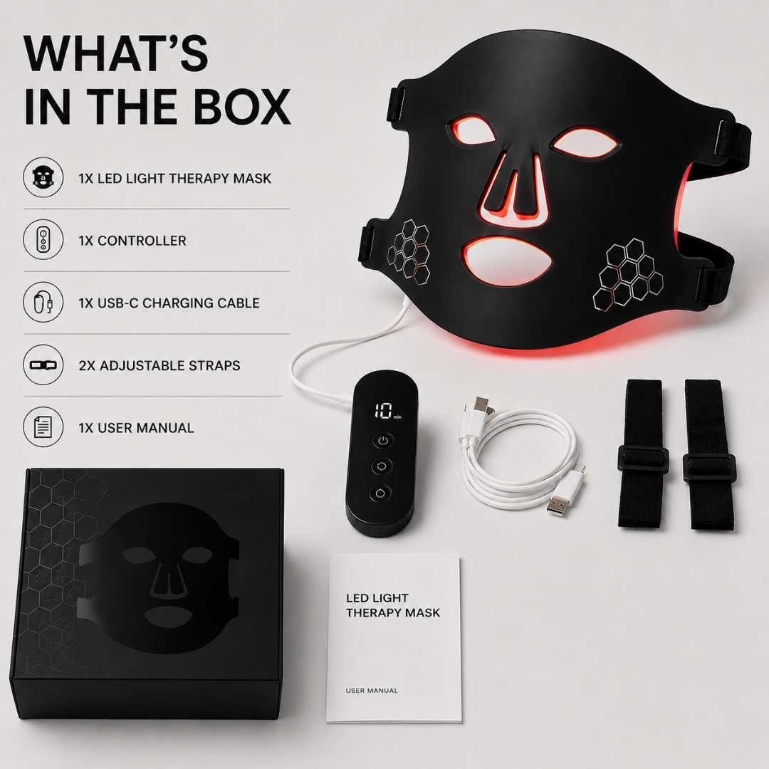 PureGlow™ Red Light Therapy Mask
