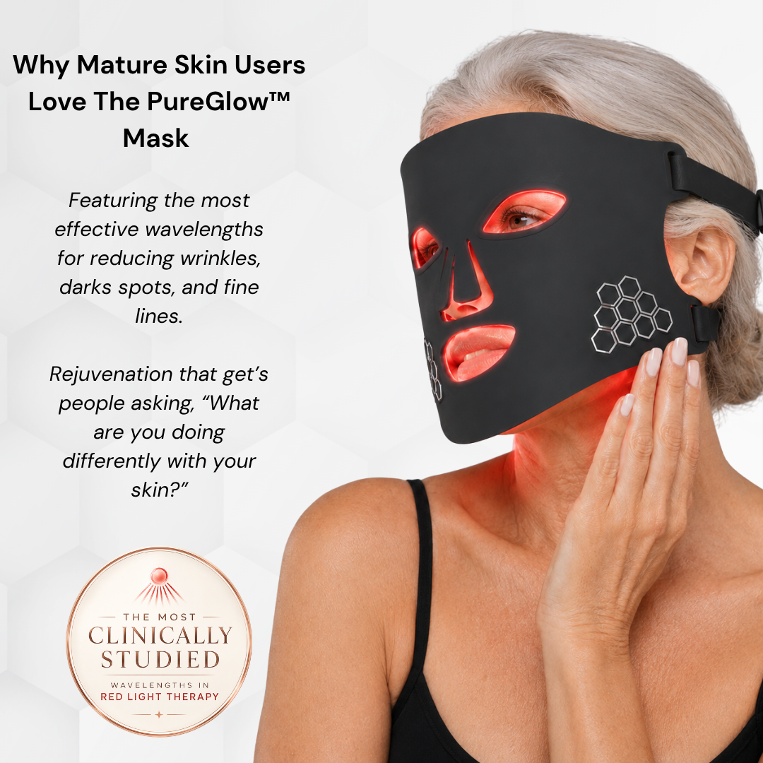 PureGlow™ Red Light Therapy Mask
